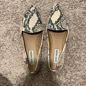 Steve Madden Snake Skin Flats